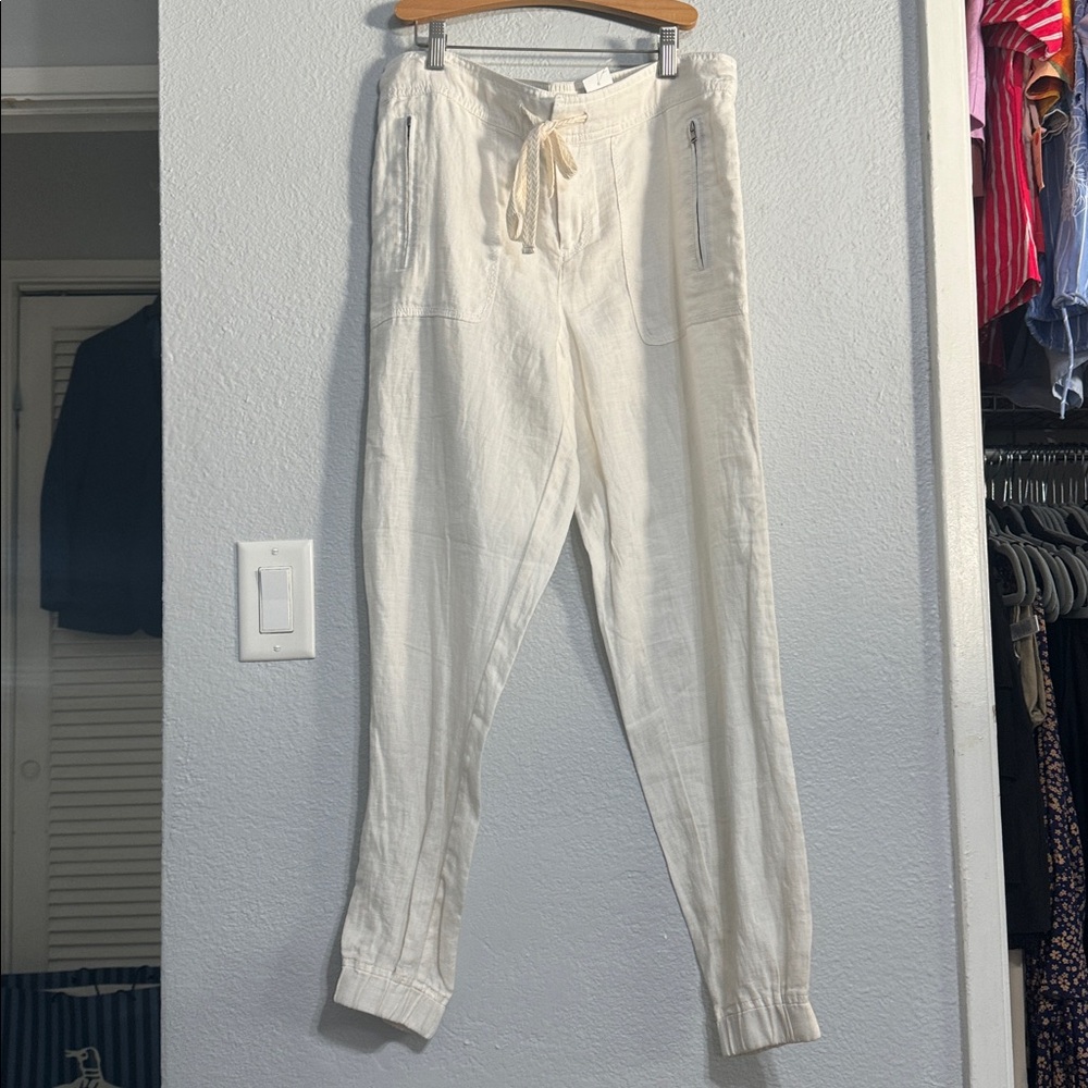 Lou & Grey Linen Beach Pants Size S